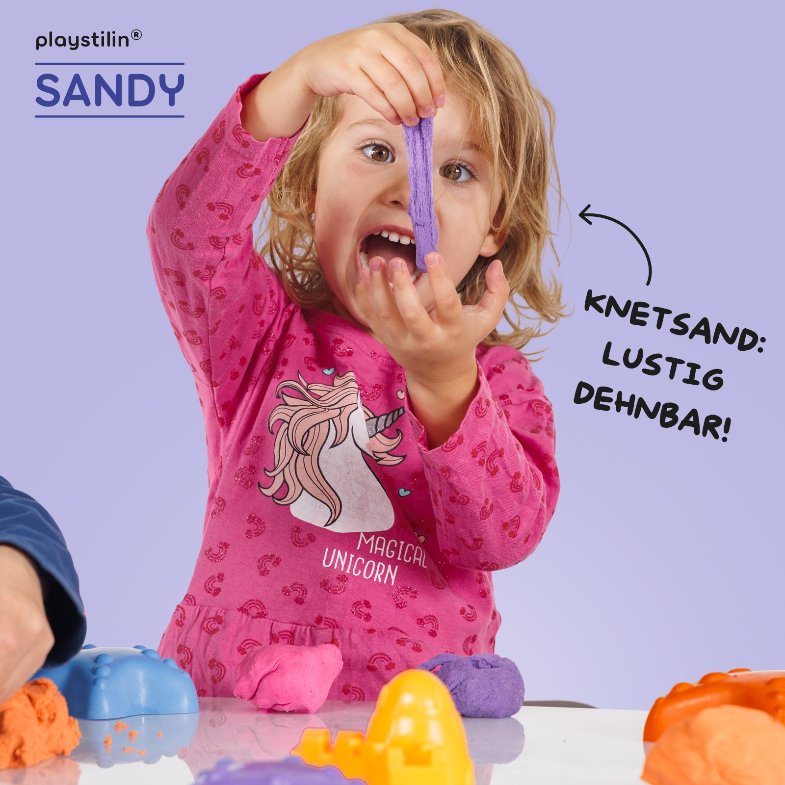 knetsand aufbewahren playstilin® SANDY - sandig weiche Spielknete