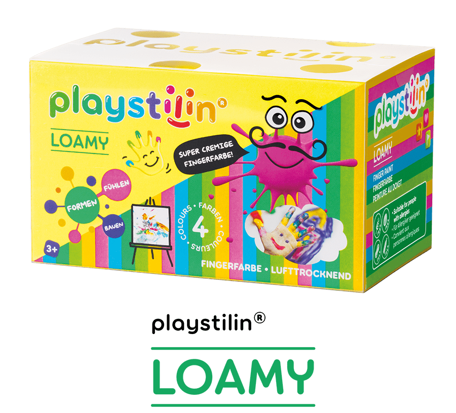 LOAMY - super cremige Fingerfarbe von playstilin